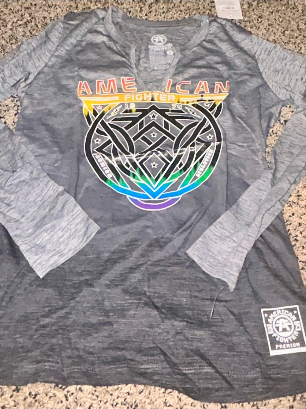 AMERICAN FIGHTER Women's Long Sleeve Shirt M